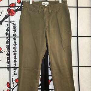 Taylor Stitch Size 28 The Slim Chino Organic Olive Green Pants - Used Excellent‎